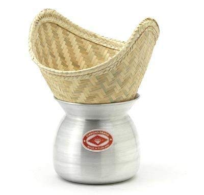 Diamond Reisd Mpfer Laos Pot Und Bambuskorb Zum