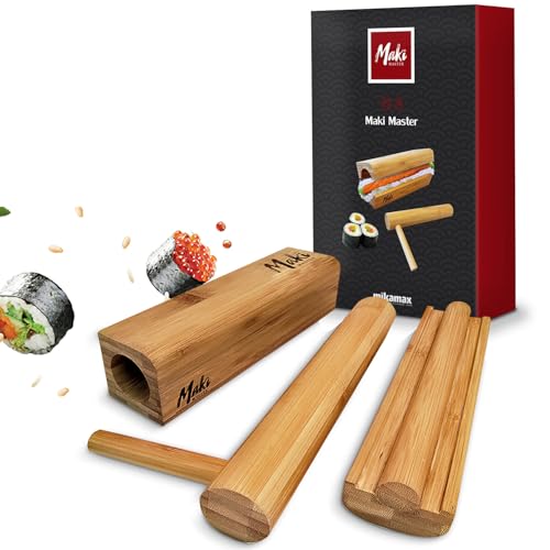Mikamax Maki Master Set Bambus Sushi Maker Komplettes