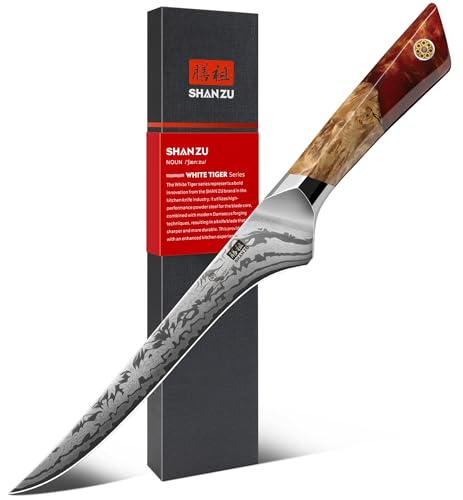 Shan Zu Damast Filetiermesser Japanisches Ausbeinmesser Aus Sg2