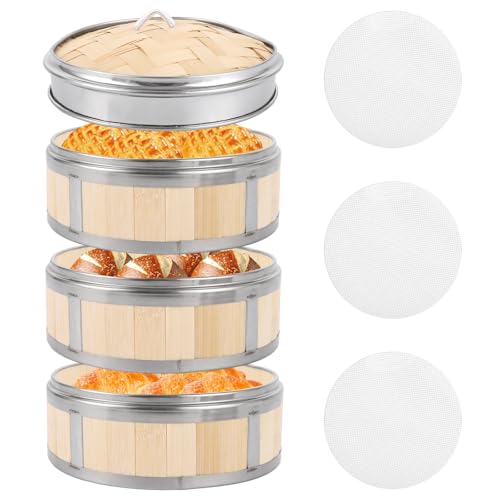 Shuess Bambus Dampfgarer Topf 3 Teilig Mit Deckel