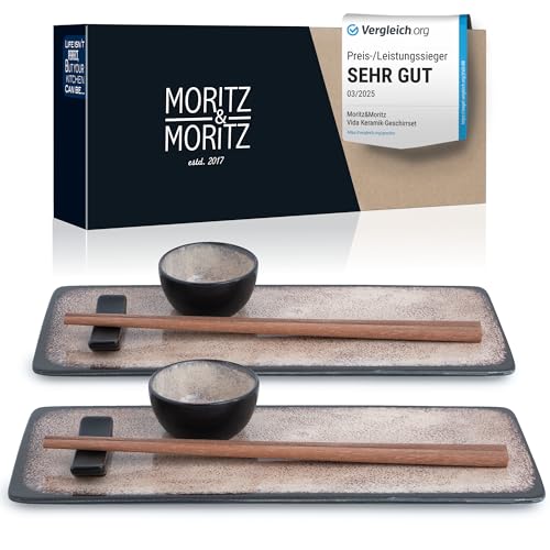 Moritz Moritz Vida 10 Tlg Sushi Geschirr Set