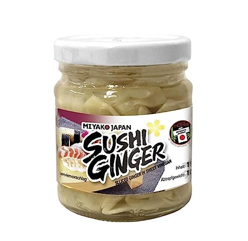 Miyako Japan Sushi Ginger Eingelegter Ingwer 110 G
