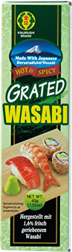 Kinjirushi Geriebener Wasabi Japanische Gr Ne Wasabipaste In