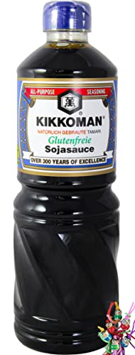 Yoaxia Marke Set 1000ml Kikkoman Tamari Glutenfreie Sojasauce
