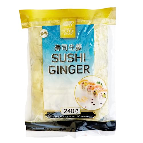 Golden Turtle Sushi Ingwer Wei 240g 160g Atg
