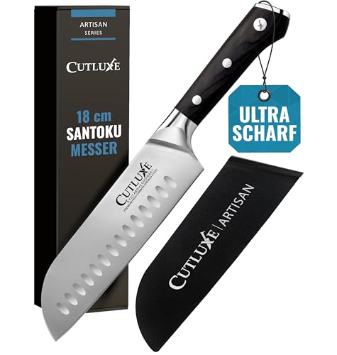 Cutluxe Santoku Messer 18cm Fischmesser Fleischmesser Sushimesser K