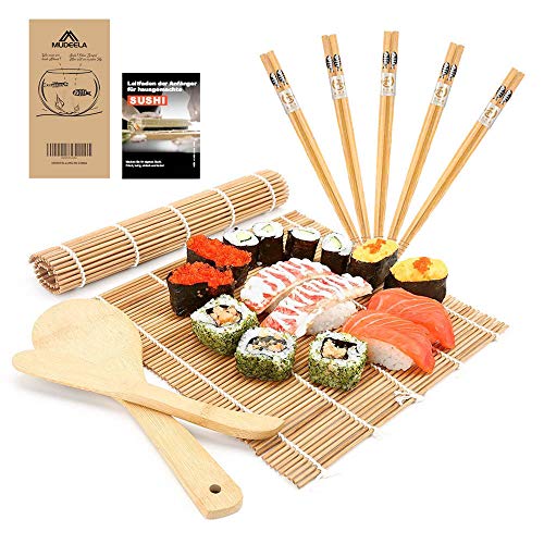 Mudeela Sushi Set Bambus Sushi Matte Maker F