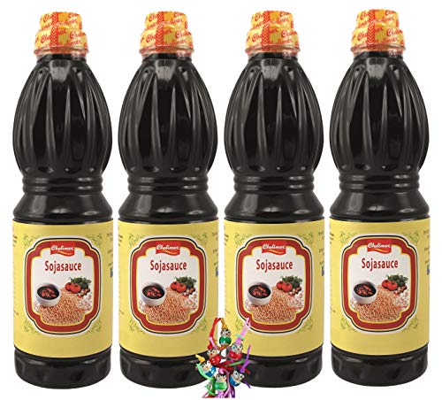Yoaxia 4er Pack 4x 500ml Cholimex Sojasauce Ges