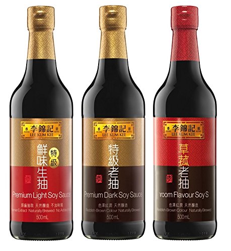 3 Verschiedene Lee Kum Kee Sojasauce Je 500ml