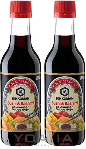 2x 250ml Kikkoman Sushi Sashimi Sojasauce