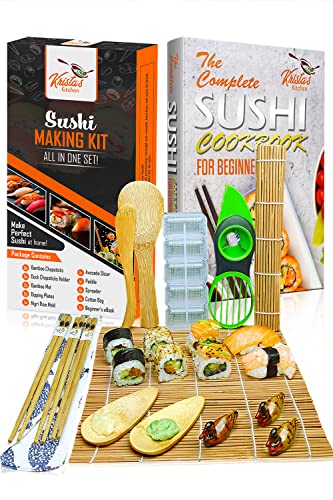 Sushi Set 14 Teilig Bambus Sushi Maker Kit